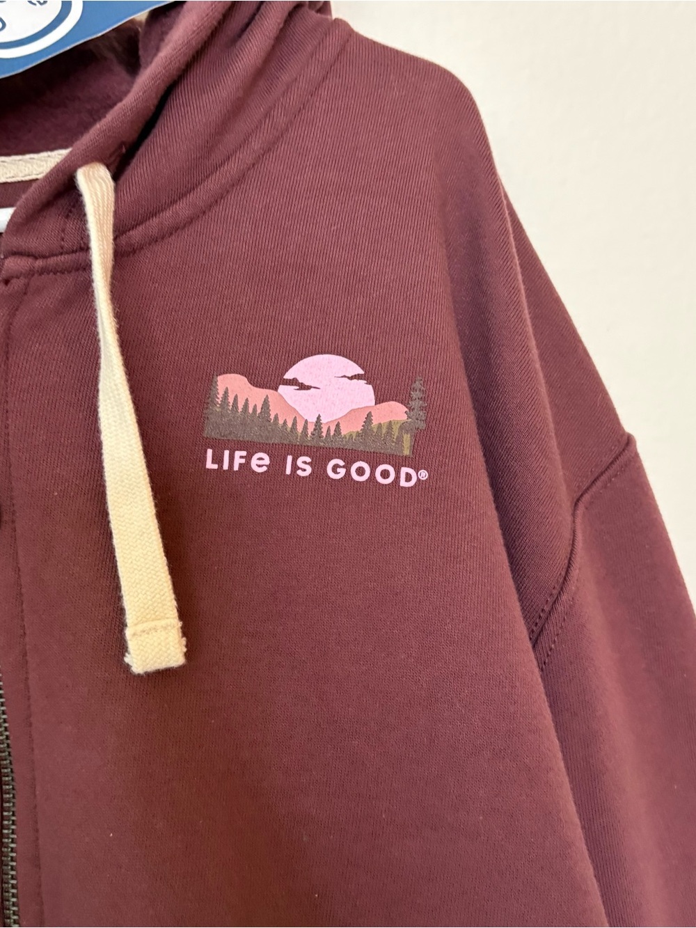 Life is Good Mid-Weight Zip Up Hoodie XXL Here Comes the Sun - Picture 3 of 11